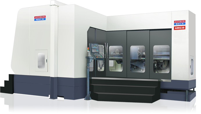 双螺杆七轴深孔钻机床