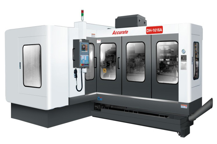 精准深孔钻机床正面外观图